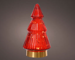 Lumineo - Micro LED boom binnen dia10.5-H19.5cm red/warm white