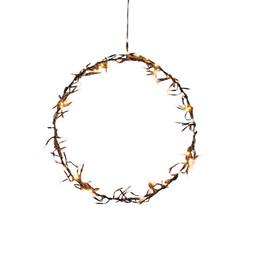 Anna's Collection - Krans cluster 120led ip44 trafo met timer en dimmer diameter 36 cm classic warm