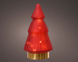 Lumineo - Micro LED boom binnen dia10.5-H19.5cm red/warm white