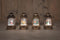 Anna's Collection - Lantaarn met glitterwater led op batterij 14x7.5 cm 4 assorti in display warm...