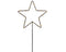 Lumineo - MicroLED stake b19.5h35 cm zwrt/kwrm kerst