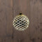 Anna's Collection - Kersthanger bal glas diamant patroon 8led warm wit op batterij met timer d10...