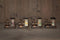 Anna's Collection - Trein met glitterwater led op batterij 11.5x8.5 cm 4 assorti in display warm wit
