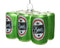 Decoris - Ornament glas l6b9h8cm groen