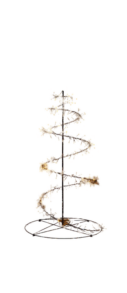 Anna's Collection - Boom swirl cluster 480led ip44 trafo met timer en dimmer hoogte 1.2 m classic...