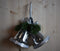 Hortus - Klokken zilver met zilver strik en deco