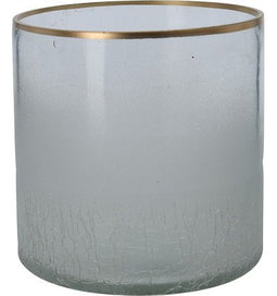 Nampook - Theelichthouder 10 cm Goud Rand