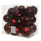 KSD - Kerstbal dia. 10.00 cm oxblood