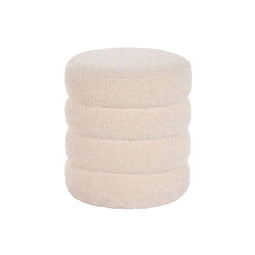 Voetensteun DKD Home Decor Wit Hout MDF Modern 43 x 43 x 47 cm
