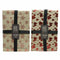 Tafelloper Home Textiles Rood Beige Afgedrukt Sneeuwvlokken Kerstmis 32 x 150 cm