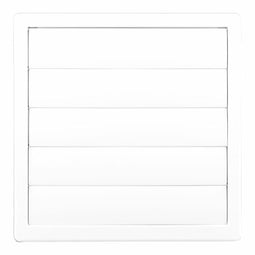 Ventilatierooster EDM 87735 Wit Ø 10 cm 17 x 17 cm