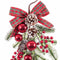 Kerstversiering Rood Multicolour Plastic Ananas 50 cm