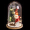 Kerstversiering Multicolour Hout Kristal 11 x 11 x 18 cm