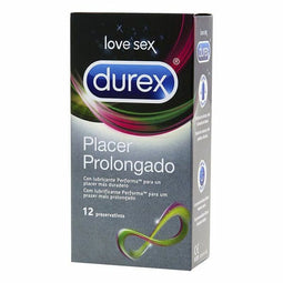 Condooms Durex Placer Prolongado Ø 5,6 cm (12 uds)