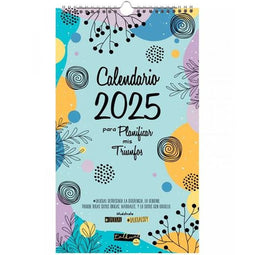 Muurkalender Finocam TALKUAL Wit Papier 2025 21 x 36 cm