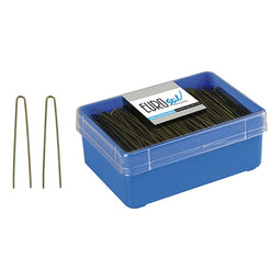 Haarspelden voor knotjes Eurostil (400 pcs) Kleur Brons