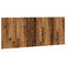 Hoofdeinde 200x1,5x80 cm bewerkt hout oud houtkleurig
