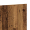 Hoofdeinde 200x1,5x80 cm bewerkt hout oud houtkleurig