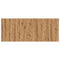 Hoofdeinde 200x1,5x80 cm bewerkt hout artisanaal eikenkleur