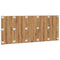 Hoofdeinde 200x1,5x80 cm bewerkt hout artisanaal eikenkleur