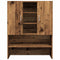 Wasmachinekast 70,5x25,5x90 cm oud houtkleurig