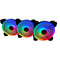 Box ventilator Talius IRIS SPECTRUM ARGB/CRONOS Ø 12 cm (3 Stuks)