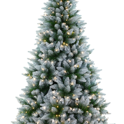 Holiday Tree - Kerstboom Frosted Allison 210 cm met Warm Led verlichting kerstboom
