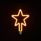 Anna's Collection - Led retro ster groot vorm 135x195mm 4w-1800k / e27 fitting - dimbaar