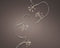 Lumineo - MicroLED stringlights l1m zilver/wwt kerst