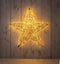 Anna's Collection - 3d ster metaal 1440led flash ip44 trafo met timer en dimmer 76x8 cm classic warm