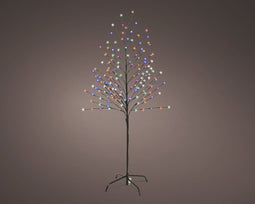 Lumineo - LED boom d80h150cm-150l zwart