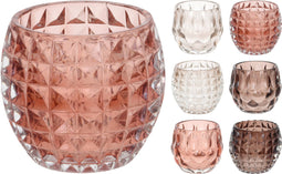 Nampook - Theelichthouder glas rond 8cm