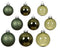 Decoris - Kerstbal glas d7 cm rosemarijn 21st