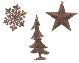 Decoris - Hanger plc l0.8b10.5h10.5 cm gmbr kerst