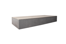 Gardenlux - Minimaal 5 stuks! (2.0m²) Traptrede massief 100x40x18 cm grijs prijs per stuk