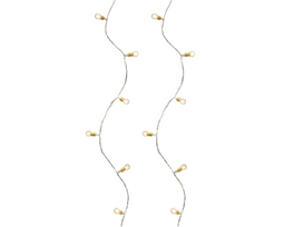 Lumineo - LED stringlight l1190c transparant/warm wit