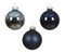 Decoris - Kerstballen glas d3.5 cm blauw 16st