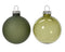 Decoris - Kerstballen glas d6 cm rsmrn 6st