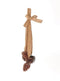 HBX Deco - Hang dennenappels 5st l13b13h60cm brn