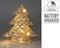Nampook - Boom led 30 cm grijs kerstversiering
