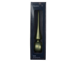 Decoris - Piek glas d6h26 cm rosemarijn M