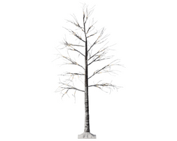 Lumineo - LED boom d100h150 cm bruin/warm wit