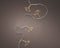 Lumineo - MicroLED stringlights l1m goud/kwrm kerst