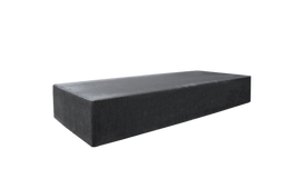 Gardenlux - Minimaal 5 stuks! (2.0m²) Traptrede massief 100x40x18 cm zwart prijs per stuk