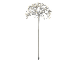 Lumineo - Micro LED starburst d35h75 cm wit/warm wit