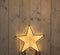 Anna's Collection - ZWARTE STER 56X53CM/228L OP 20CM STEKER WARM WIT LED - 5MTR AANLOOPSNOER - IP...