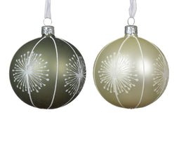 Decoris - Kerstballen glas d8 cm a2 A