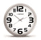 Esperanza EHC013W Wall Clock - Zurich - Black Kwartsklok Ovaal Zwart, Wit