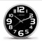 Esperanza EHC013K Wall Clock - Zurich - Black Kwartsklok Ovaal Zwart, Wit