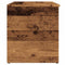 Opbergkist 84x42x46 cm bewerkt hout oud houtkleurig